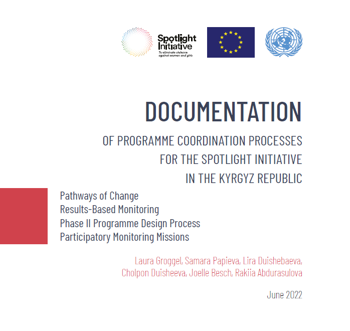 Documentation of Programme Coordination Processes for the Spotlight Initiative in the Kyrgyz Republic