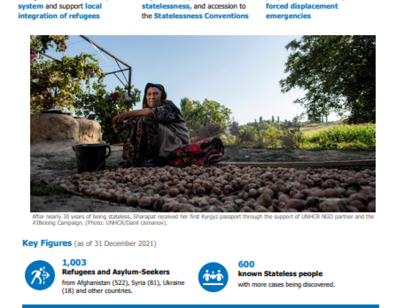 UNHCR Factsheet