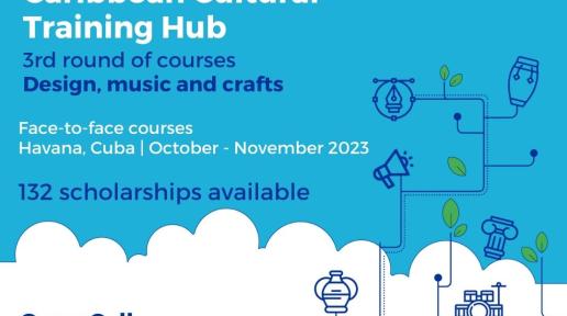 The UNESCO Transcultura programme will provide 132 grants to young people from the Caribbean for face-to-face courses in Havana
